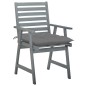 vidaXL Sillas comedor de jardín 3 uds madera maciza acacia y cojines vidaXL Sillas comedor de jardín 3 uds madera maciza acacia y cojines