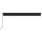 vidaXL Toldo retráctil automático gris antracita 500x350 cm vidaXL Toldo retráctil automático gris antracita 500x350 cm