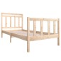 vidaXL Estructura de cama individual de madera maciza 90x190 cm vidaXL Estructura de cama individual de madera maciza 90x190 cm