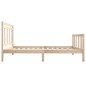 vidaXL Estructura de cama individual de madera maciza 90x190 cm vidaXL Estructura de cama individual de madera maciza 90x190 cm