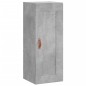 vidaXL Aparador de madera contrachapada gris hormigón 34,5x34x180 cm vidaXL Aparador de madera contrachapada gris hormigón 34,5x34x180 cm