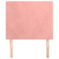 vidaXL Cabeceros 2 unidades de terciopelo rosa 90x5x78/88 cm vidaXL Cabeceros 2 unidades de terciopelo rosa 90x5x78/88 cm
