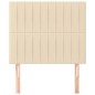 vidaXL Cabeceros 2 unidades de tela color crema 80x5x78/88 cm vidaXL Cabeceros 2 unidades de tela color crema 80x5x78/88 cm
