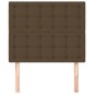 vidaXL Cabeceros 2 unidades de tela marrón oscuro 80x5x78/88 cm vidaXL Cabeceros 2 unidades de tela marrón oscuro 80x5x78/88 cm