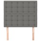 vidaXL Cabeceros 2 unidades de tela gris oscuro 80x5x78/88 cm vidaXL Cabeceros 2 unidades de tela gris oscuro 80x5x78/88 cm