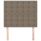 vidaXL Cabeceros 2 unidades de tela gris taupe 100x5x78/88 cm vidaXL Cabeceros 2 unidades de tela gris taupe 100x5x78/88 cm