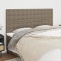 vidaXL Cabeceros 4 unidades tela gris taupe 80x5x78/88 cm vidaXL Cabeceros 4 unidades tela gris taupe 80x5x78/88 cm