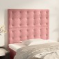 vidaXL Cabeceros 2 unidades de terciopelo rosa 90x5x78/88 cm vidaXL Cabeceros 2 unidades de terciopelo rosa 90x5x78/88 cm