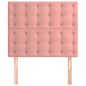 vidaXL Cabeceros 2 unidades de terciopelo rosa 90x5x78/88 cm vidaXL Cabeceros 2 unidades de terciopelo rosa 90x5x78/88 cm