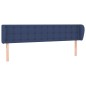 vidaXL Cabecero de tela azul 163x23x78/88 cm vidaXL Cabecero de tela azul 163x23x78/88 cm