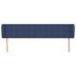 vidaXL Cabecero de tela azul 163x23x78/88 cm vidaXL Cabecero de tela azul 163x23x78/88 cm