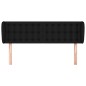 vidaXL Cabecero de tela negro 147x23x78/88 cm vidaXL Cabecero de tela negro 147x23x78/88 cm