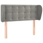 vidaXL Cabecero de terciopelo gris claro 93x23x78/88 cm vidaXL Cabecero de terciopelo gris claro 93x23x78/88 cm