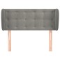 vidaXL Cabecero de terciopelo gris claro 93x23x78/88 cm vidaXL Cabecero de terciopelo gris claro 93x23x78/88 cm