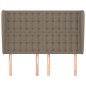 vidaXL Cabecero con orejas de tela gris taupe 147x23x118/128 cm vidaXL Cabecero con orejas de tela gris taupe 147x23x118/128 cm