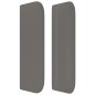 vidaXL Cabecero de cuero sintético gris 163x16x78/88 cm vidaXL Cabecero de cuero sintético gris 163x16x78/88 cm