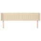 vidaXL Cabecero de tela color crema 183x16x78/88 cm vidaXL Cabecero de tela color crema 183x16x78/88 cm