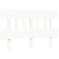 vidaXL Estructura de cama con cabecero madera maciza blanco 140x190 cm vidaXL Estructura de cama con cabecero madera maciza blanco 140x190 cm
