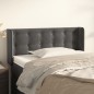 vidaXL Cabecero de terciopelo gris oscuro 93x16x78/88 cm vidaXL Cabecero de terciopelo gris oscuro 93x16x78/88 cm