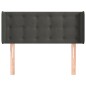 vidaXL Cabecero de terciopelo gris oscuro 93x16x78/88 cm vidaXL Cabecero de terciopelo gris oscuro 93x16x78/88 cm