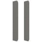 vidaXL Cabecero con orejas de tela gris oscuro 93x16x118/128 cm vidaXL Cabecero con orejas de tela gris oscuro 93x16x118/128 cm