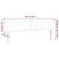 vidaXL Cabecero con LED cuero sintético color capuchino 160x5x78/88 cm vidaXL Cabecero con LED cuero sintético color capuchino 160x5x78/88 cm