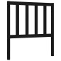 vidaXL Estructura de cama con cabecero madera maciza negro 90x200 cm vidaXL Estructura de cama con cabecero madera maciza negro 90x200 cm