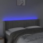 vidaXL Cabecero con LED de terciopelo gris claro 147x16x78/88 cm vidaXL Cabecero con LED de terciopelo gris claro 147x16x78/88 cm