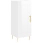 vidaXL Aparador alto madera contrachapada blanco brillo 34,5x34x180 cm vidaXL Aparador alto madera contrachapada blanco brillo 34,5x34x180 cm