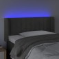 vidaXL Cabecero con LED de terciopelo gris oscuro 103x16x78/88 cm vidaXL Cabecero con LED de terciopelo gris oscuro 103x16x78/88 cm