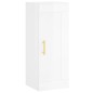 vidaXL Aparador alto madera contrachapada blanco brillo 34,5x34x180 cm vidaXL Aparador alto madera contrachapada blanco brillo 34,5x34x180 cm