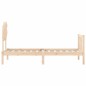 vidaXL Estructura de cama individual con cabecero madera maciza vidaXL Estructura de cama individual con cabecero madera maciza
