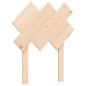 vidaXL Estructura de cama individual con cabecero madera maciza vidaXL Estructura de cama individual con cabecero madera maciza