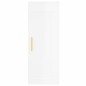 vidaXL Aparador alto madera contrachapada blanco brillo 34,5x34x180 cm vidaXL Aparador alto madera contrachapada blanco brillo 34,5x34x180 cm