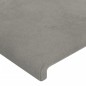vidaXL Estructura de cama con cabecero terciopelo gris claro 90x190 cm vidaXL Estructura de cama con cabecero terciopelo gris claro 90x190 cm