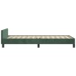 vidaXL Estructura cama con cabecero terciopelo verde oscuro 80x200 cm vidaXL Estructura cama con cabecero terciopelo verde oscuro 80x200 cm