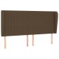 vidaXL Cama box spring con colchón tela marrón oscuro 200x200 cm vidaXL Cama box spring con colchón tela marrón oscuro 200x200 cm