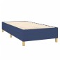 vidaXL Cama box spring colchón y luces LED tela azul 90x190 cm vidaXL Cama box spring colchón y luces LED tela azul 90x190 cm