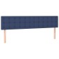 vidaXL Cama box spring con colchón tela azul 200x200 cm vidaXL Cama box spring con colchón tela azul 200x200 cm