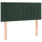 vidaXL Cama box spring con colchón terciopelo verde oscuro 90x190 cm vidaXL Cama box spring con colchón terciopelo verde oscuro 90x190 cm