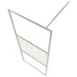 vidaXL Mampara ducha con estante vidrio ESG y aluminio cromo 80x195 cm vidaXL Mampara ducha con estante vidrio ESG y aluminio cromo 80x195 cm