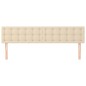 vidaXL Cabeceros 2 unidades de tela color crema 80x5x78/88 cm vidaXL Cabeceros 2 unidades de tela color crema 80x5x78/88 cm