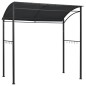 vidaXL Cenador de barbacoa acero gris antracita 215x150x220 cm vidaXL Cenador de barbacoa acero gris antracita 215x150x220 cm