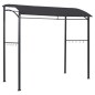 vidaXL Cenador de barbacoa acero gris antracita 215x150x220 cm vidaXL Cenador de barbacoa acero gris antracita 215x150x220 cm