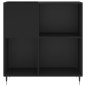 vidaXL Mueble para discos madera contrachapada negro 84,5x38x89 cm vidaXL Mueble para discos madera contrachapada negro 84,5x38x89 cm