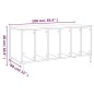 vidaXL Mueble discos madera contrachapada gris hormigón 100x38x48 cm