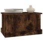 vidaXL Baúl almacenaje madera contrachapada roble ahumado 50x30x28 cm vidaXL Baúl almacenaje madera contrachapada roble ahumado 50x30x28 cm