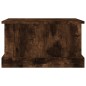 vidaXL Baúl almacenaje madera contrachapada roble ahumado 50x30x28 cm vidaXL Baúl almacenaje madera contrachapada roble ahumado 50x30x28 cm