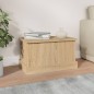 vidaXL Baúl almacenaje madera contrachapada roble sonoma 50x30x28 cm vidaXL Baúl almacenaje madera contrachapada roble sonoma 50x30x28 cm