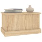 vidaXL Baúl almacenaje madera contrachapada roble sonoma 50x30x28 cm vidaXL Baúl almacenaje madera contrachapada roble sonoma 50x30x28 cm